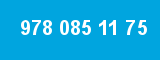978 085 11 75